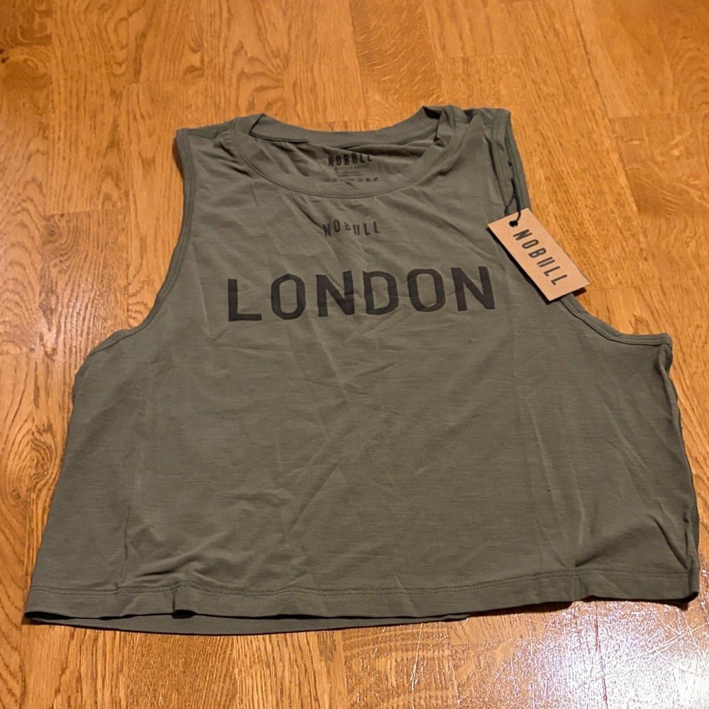 NOBULL London Olive Muscle Tee